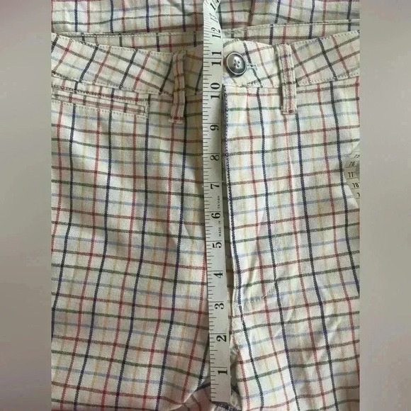 Madewell 27 Emmett Wide Leg Crop Pants in Rainbow Windowpane EUC - Picture 5 of 12